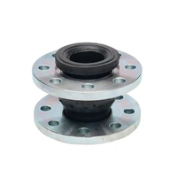 High Temperature Resistant Pipe Connector Flange Single Ball Rubber Expansion Joint