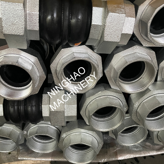 Threaded Rubber Expansion Joint for Noise Reduction