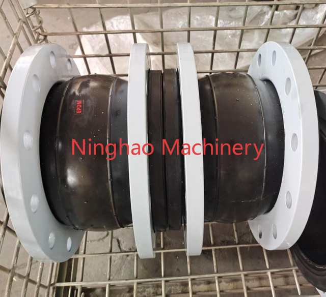 Pump System Connectors EPDM Flanged Rubber Expansion Joint 