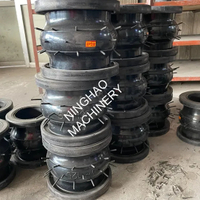 Plumbing Materials Single Sphere EPDM Flexible Flange Rubber Bellow Compensator Expansion Joint