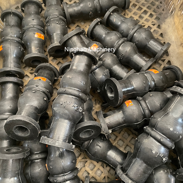 Union Vibration Absorber Screwed Connection Rubber Joint 