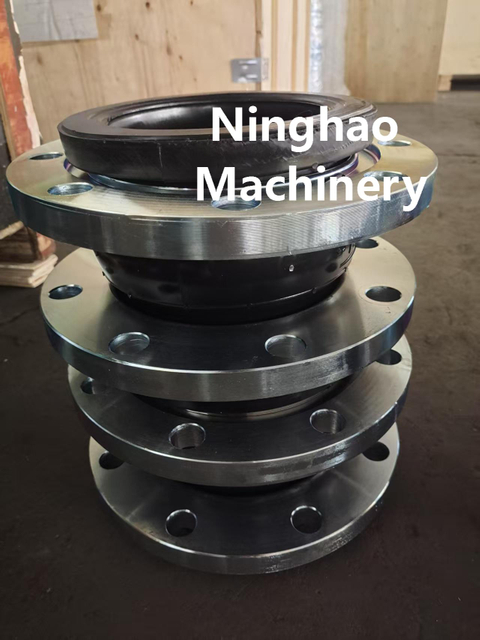 Single Ball Rubber Expansion Connector for Vibration Absorption