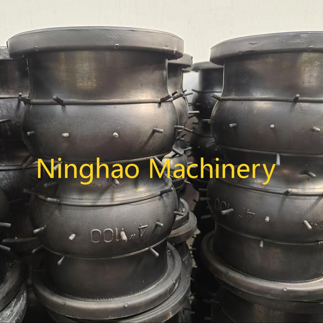 NBR ANSI Flanged Double Sphere Rubber Joint for Piping Systems