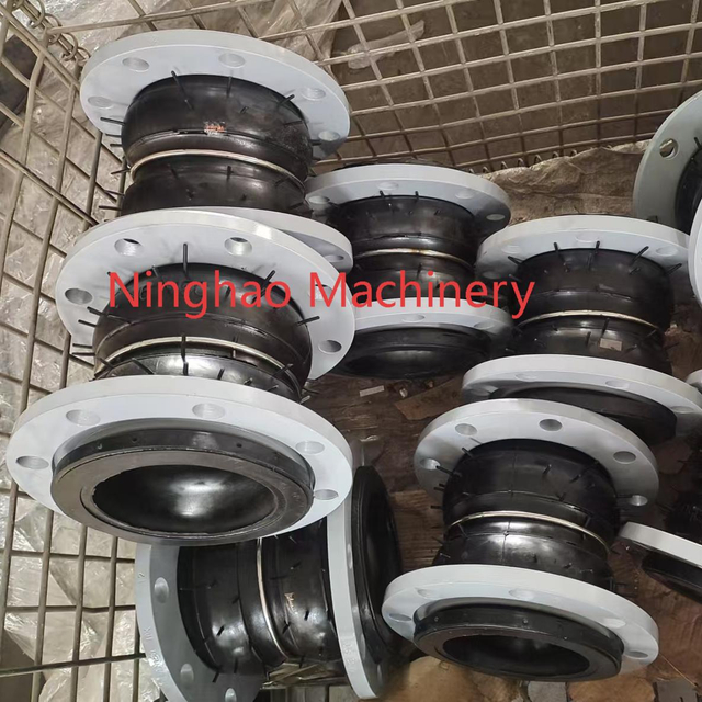 HVAC DN65 Double Sphere Rubber Expansion Joint 