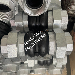 NBR DN65 Rubber Joint with Threaded Ends for Acid Media 
