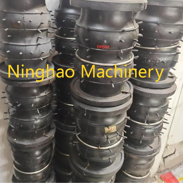 JIS10K Flanged Double Ball Rubber Expansion Joint for Water Systems