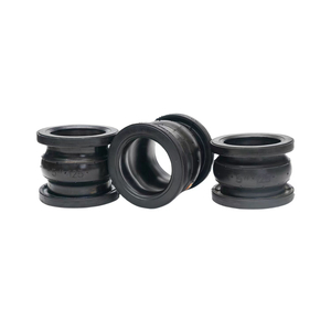 Single Sphere 5 Inch Flexible EPDM Rubber Compensation Pipe Connector