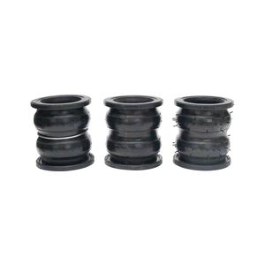EPDM Nitrile Neoprene Rubber Double Sphere Pipe Expansion Joint Pump Connector