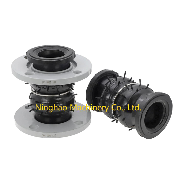 NBR Double Sphere Flexible Rubber Joint for Chemical Systems