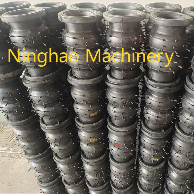 HVAC Double Sphere Rubber Expansion Joint with SS304 Flanges