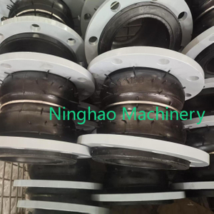 Double Sphere Rubber Flexible Joint for Industrial Applications