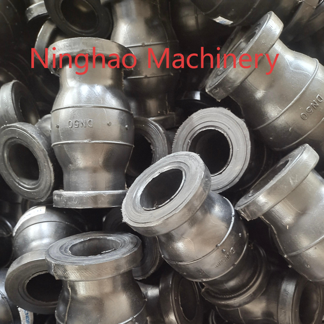 Industrial NBR Single Rubber Expansion Joint with Zinc Plated Flanges