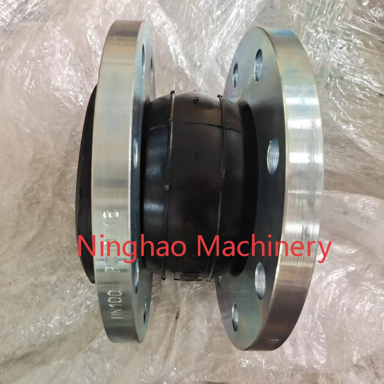 Single Ball Rubber Compensator Pipe Joint with ANSI Flanges