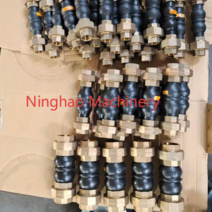 DN80 Chemical Resistant Rubber Joint with Threaded Ends