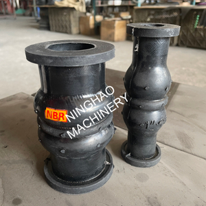 BSPT Threaded Ends Rubber Coupling NBR Expansion Joint 