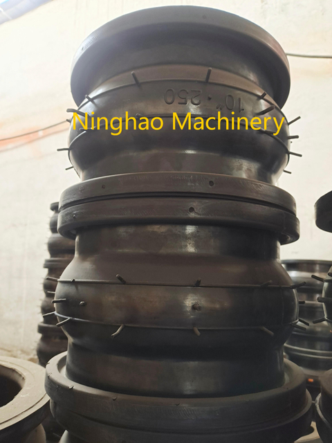 DN80 NBR Rubber Expansion Joint for Anti Vibration