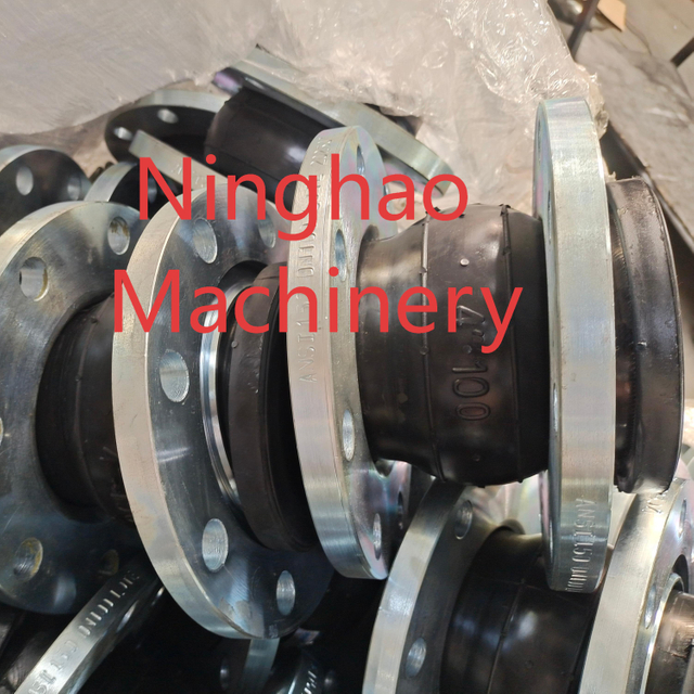 Flexible Flanged Rubber Single Ball Expansion Joint for Water Supply Pipelines