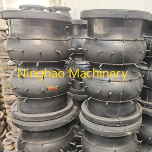HVAC Systems Double Ball Rubber Joint with Flanges