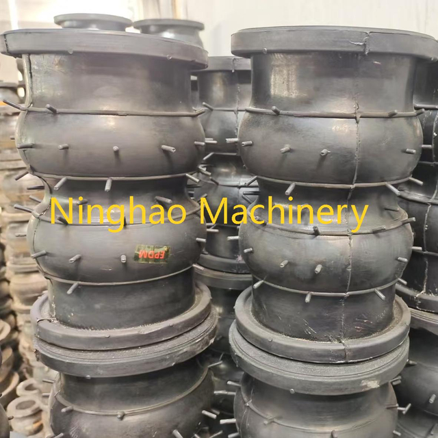 HVAC Systems Double Ball Rubber Joint with Flanges