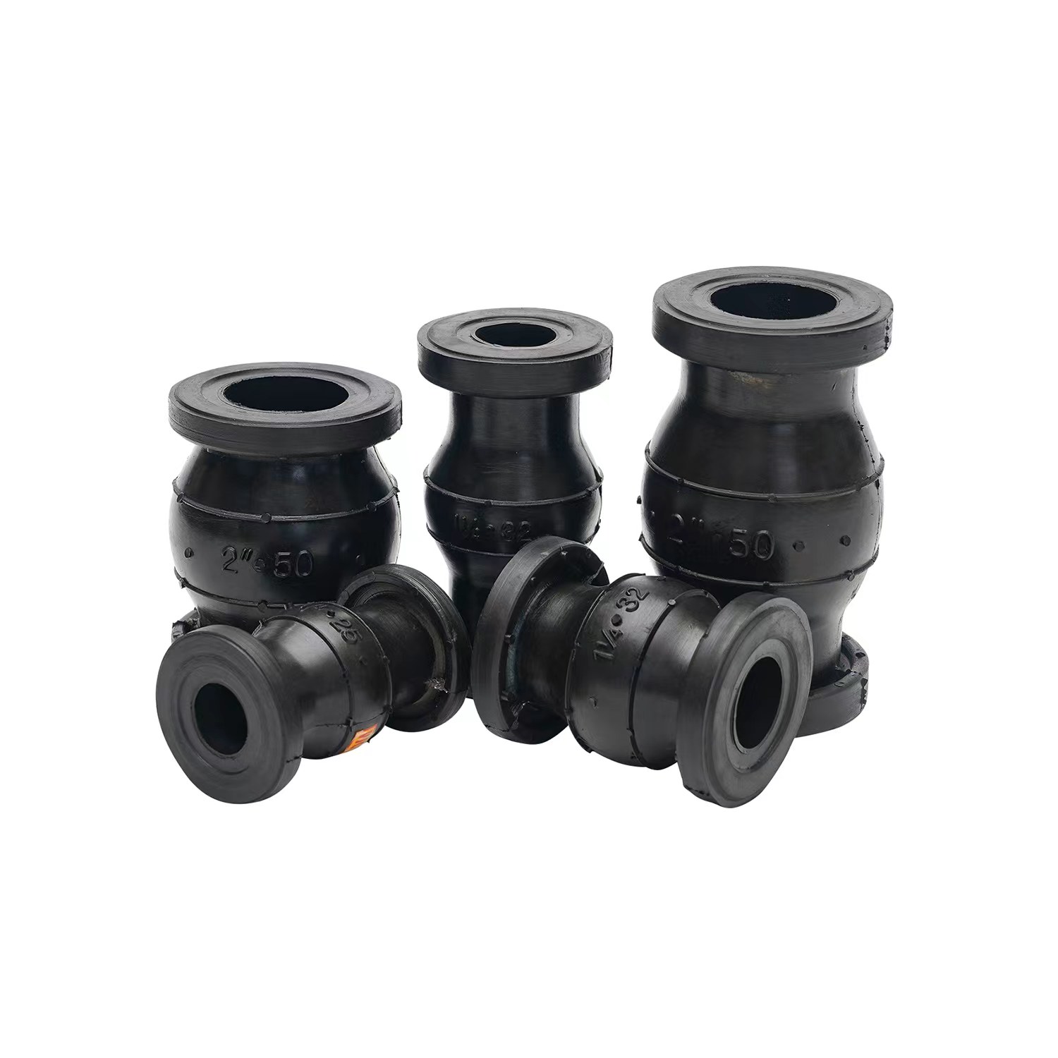 Shock Absorption Single Sphere Flexible Pipe Connector Rubber Joints