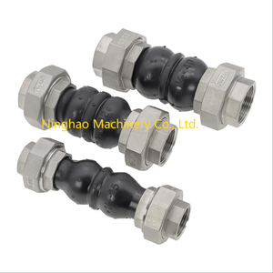 Threaded Flexible Rubber Joint for Pressure Absorption