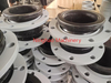 Industrial NBR Single Rubber Expansion Joint with Zinc Plated Flanges