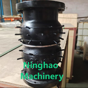 JIS10K Flanged Double Ball Rubber Expansion Joint for Water Systems