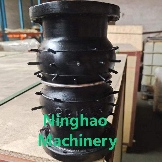 JIS10K Flanged Double Ball Rubber Expansion Joint for Water Systems