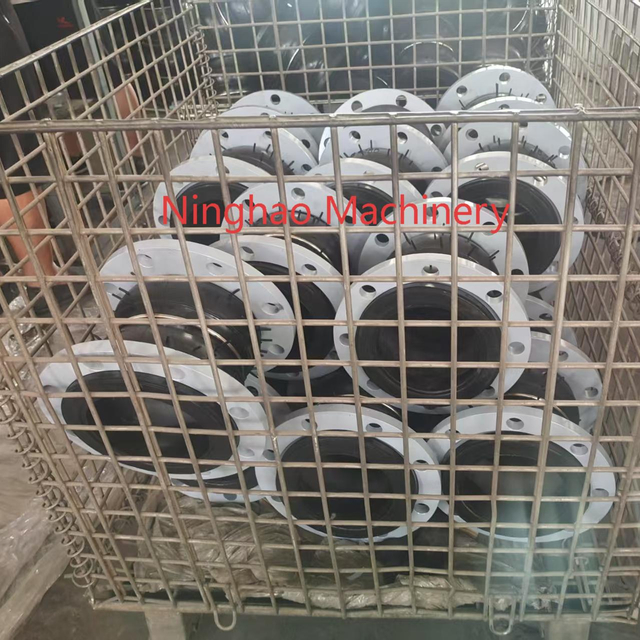 Double Rubber Expansion Joint Pipe Connector with Flanges