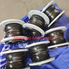 SS304 Flanged Double Sphere NBR Rubber Expansion Joint 
