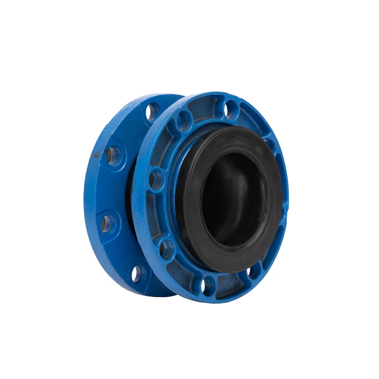 Carbon Steel Flanged Connection Single Ball Rubber Expansion Joint