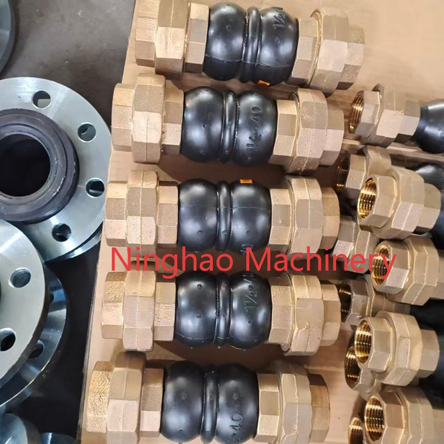 2 Inch Bronze Thread Connection Rubber Pipe Joint