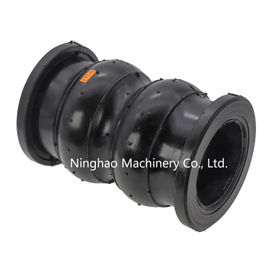 HVAC Double Sphere Rubber Expansion Joint with SS304 Flanges