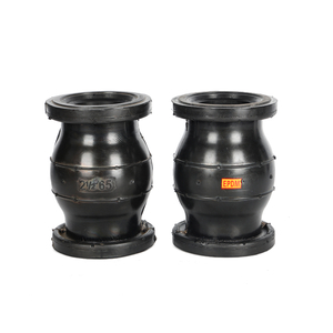 Single Ball DN65 2-1/2 Inch EPDM Rubber Compensator with Steel Flange Ends