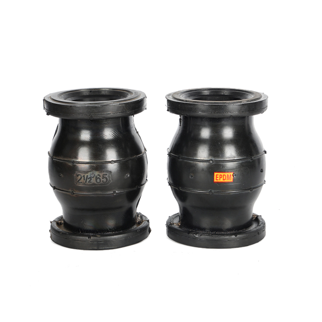 Single Ball DN65 2-1/2 Inch EPDM Rubber Compensator with Steel Flange Ends