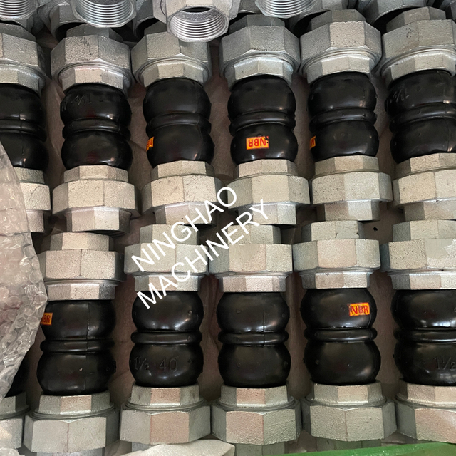 Thread Connection Rubber Expansion Joint for Noise Reduction