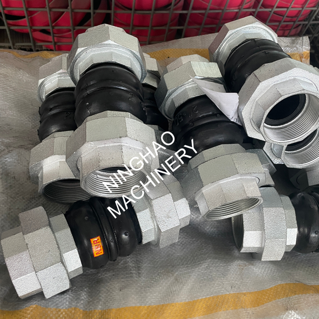 Threaded Rubber Flex Joint EPDM Pipe Connector