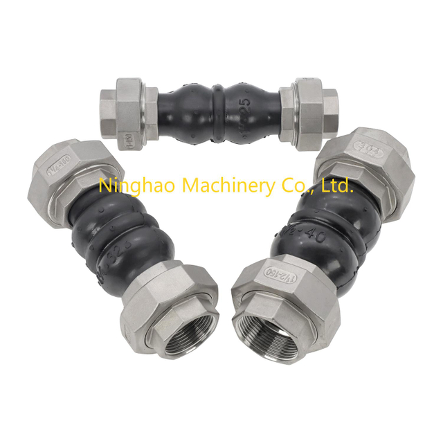 Oil Resistance DN65 NBR Threaded Rubber Joint