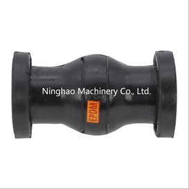 Flexible Flanged Rubber Single Ball Expansion Joint for Water Supply Pipelines