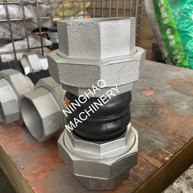 DN65 Union Rubber Expansion Joint for Noise Reduction