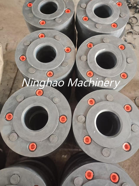 DN32 Flanged Axial Compensator Rubber Metal Pipe Connector 