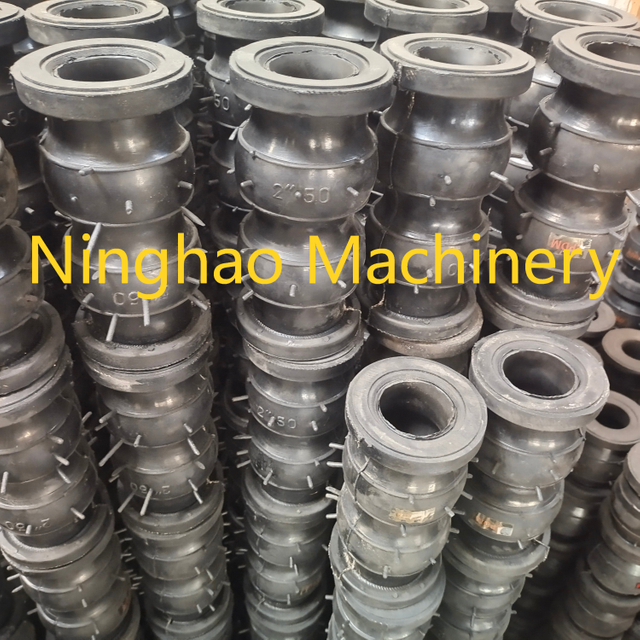 HVAC Double Sphere Rubber Joint Expansion Compensator 